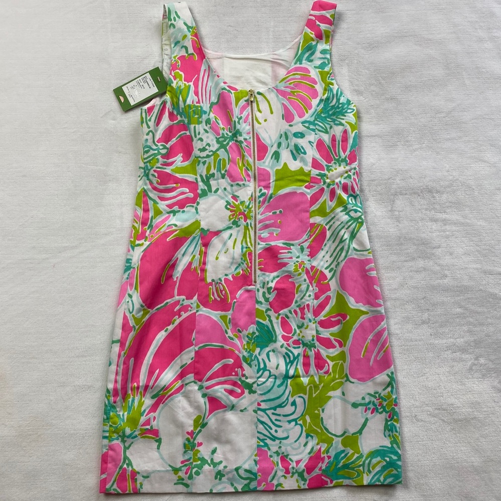 Nwt Lilly Pulitzer Cathy Shift Flamingo Pink Sz 00 - image 3